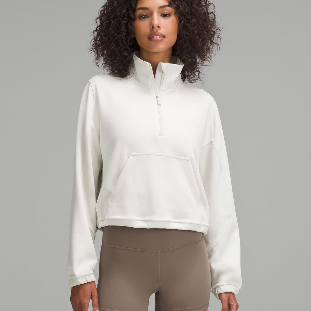 Lululemon Cream Quarter Zip